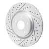 830-67104L Geoperformance Drilled/Slotted Brake Rotor, 2014-2019 Infiniti/Nissan, Position: Front Left - image 2