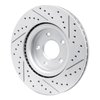 830-67104L Geoperformance Drilled/Slotted Brake Rotor, 2014-2019 Infiniti/Nissan, Position: Front Left - image 4