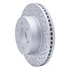830-67108R Geoperformance Drilled/Slotted Brake Rotor, Fits Select Infiniti/Nissan, Position: Front Right - image 2