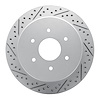 830-67110L Geoperformance Drilled/Slotted Brake Rotor, Fits Select Infiniti/Nissan, Position: Rear Left - image 1