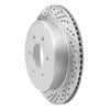 830-67110L Geoperformance Drilled/Slotted Brake Rotor, Fits Select Infiniti/Nissan, Position: Rear Left - image 2