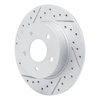 830-67113L Geoperformance Drilled/Slotted Brake Rotor, Fits Select Infiniti/Nissan, Position: Rear Left - image 2