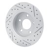 830-67113L Geoperformance Drilled/Slotted Brake Rotor, Fits Select Infiniti/Nissan, Position: Rear Left - image 4