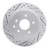 830-68006L Geoperformance Drilled/Slotted Brake Rotor, 2002-2006 Infiniti/Nissan, Position: Rear Left - image 1