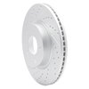 830-68007L Geoperformance Drilled/Slotted Brake Rotor, 2003-2005 Infiniti/Nissan, Position: Front Left - image 2