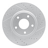 830-68007R Geoperformance Drilled/Slotted Brake Rotor, 2003-2005 Infiniti/Nissan, Position: Front Right - image 1