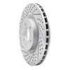 830-68008L Geoperformance Drilled/Slotted Brake Rotor, 2003-2008 Infiniti/Nissan, Position: Front Left - image 2