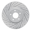 830-68011L Geoperformance Drilled/Slotted Brake Rotor, 2007-2015 Infiniti/Nissan, Position: Front Left - image 1