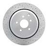 830-68015R Geoperformance Drilled/Slotted Brake Rotor, Fits Select Infiniti/Nissan, Position: Rear Right - image 1