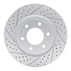 830-68016L Geoperformance Drilled/Slotted Brake Rotor, Fits Select Infiniti/Nissan, Position: Front Left - image 1
