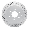 830-68017L Geoperformance Drilled/Slotted Brake Rotor, Fits Select Infiniti/Nissan, Position: Rear Left - image 1