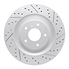 830-68018R Geoperformance Drilled/Slotted Brake Rotor, Fits Select Infiniti/Nissan, Position: Front Right - image 1