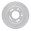 830-72023L Geoperformance Drilled/Slotted Brake Rotor, 1990-2005 Multiple Makes/Models, Position: Front Left - image 1