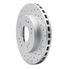 830-72023L Geoperformance Drilled/Slotted Brake Rotor, 1990-2005 Multiple Makes/Models, Position: Front Left - image 2