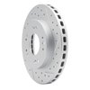 830-72023R Geoperformance Drilled/Slotted Brake Rotor, 1990-2005 Multiple Makes/Models, Position: Front Right - image 2