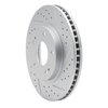 830-72034R Geoperformance Drilled/Slotted Brake Rotor, 2000-2012 Multiple Makes/Models, Position: Front Right - image 2