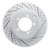 830-72036R Geoperformance Drilled/Slotted Brake Rotor, 2003-2006 Mitsubishi, Position: Rear Right - image 1