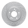 830-72037L Geoperformance Drilled/Slotted Brake Rotor, 2004-2012 Mitsubishi, Position: Front Left - image 1