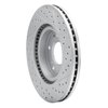 830-72037L Geoperformance Drilled/Slotted Brake Rotor, 2004-2012 Mitsubishi, Position: Front Left - image 3