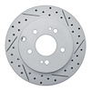 830-72040R Geoperformance Drilled/Slotted Brake Rotor, 2006-2012 Mitsubishi, Position: Rear Right - image 1