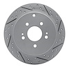 830-72060R Geoperformance Drilled/Slotted Brake Rotor, 2004-2011 Mitsubishi, Position: Rear Right - image 1