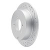 830-72062R Geoperformance Drilled/Slotted Brake Rotor, 2007-2015 Mitsubishi, Position: Rear Right - image 2
