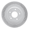830-72063R Geoperformance Drilled/Slotted Brake Rotor, Fits Select Mitsubishi, Position: Rear Right