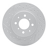 830-72069L Geoperformance Drilled/Slotted Brake Rotor, Fits Select Multiple Makes/Models, Position: Front Left
