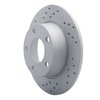 830-73021L Geoperformance Drilled/Slotted Brake Rotor, 1999-2002 Audi/Volkswagen, Position: Rear Left - image 2