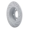 830-73021L Geoperformance Drilled/Slotted Brake Rotor, 1999-2002 Audi/Volkswagen, Position: Rear Left - image 4