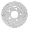 830-73022L Geoperformance Drilled/Slotted Brake Rotor, 1999-2005 Audi/Volkswagen, Position: Rear Left - image 1
