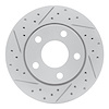 830-73024L Geoperformance Drilled/Slotted Brake Rotor, 2000-2002 Audi/Volkswagen, Position: Rear Left - image 1