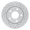 830-73024R Geoperformance Drilled/Slotted Brake Rotor, 2000-2002 Audi/Volkswagen, Position: Rear Right - image 1