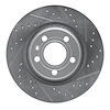 830-73032R Geoperformance Drilled/Slotted Brake Rotor, 2004-2009 Audi/Volkswagen, Position: Rear Right - image 1