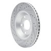 830-73032R Geoperformance Drilled/Slotted Brake Rotor, 2004-2009 Audi/Volkswagen, Position: Rear Right - image 4