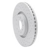 830-73036R Geoperformance Drilled/Slotted Brake Rotor, 1998-2009 Audi/Volkswagen, Position: Front Right - image 2