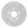 830-73037R Geoperformance Drilled/Slotted Brake Rotor, 2000-2009 Audi/Volkswagen, Position: Rear Right - image 1
