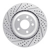 830-73039L Geoperformance Drilled/Slotted Brake Rotor, 2005-2011 Audi/Volkswagen, Position: Rear Left - image 1