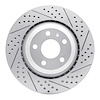 830-73039R Geoperformance Drilled/Slotted Brake Rotor, 2005-2011 Audi/Volkswagen, Position: Rear Right - image 1