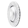 830-73039R Geoperformance Drilled/Slotted Brake Rotor, 2005-2011 Audi/Volkswagen, Position: Rear Right - image 2