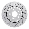 830-73040L Geoperformance Drilled/Slotted Brake Rotor, 2004-2010 Audi/Volkswagen, Position: Rear Left - image 1