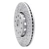 830-73041L Geoperformance Drilled/Slotted Brake Rotor, 1992-2008 Audi/Volkswagen, Position: Front Left - image 2