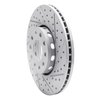 830-73041R Geoperformance Drilled/Slotted Brake Rotor, 1992-2008 Audi/Volkswagen, Position: Front Right - image 2
