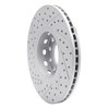 830-73041R Geoperformance Drilled/Slotted Brake Rotor, 1992-2008 Audi/Volkswagen, Position: Front Right - image 4
