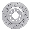 830-73042L Geoperformance Drilled/Slotted Brake Rotor, 2005-2011 Audi/Volkswagen, Position: Rear Left - image 1