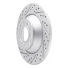 830-73042L Geoperformance Drilled/Slotted Brake Rotor, 2005-2011 Audi/Volkswagen, Position: Rear Left - image 2