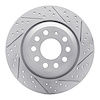 830-73042R Geoperformance Drilled/Slotted Brake Rotor, 2005-2011 Audi/Volkswagen, Position: Rear Right - image 1