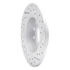 830-73043L Geoperformance Drilled/Slotted Brake Rotor, 2002-2006 Audi/Volkswagen, Position: Rear Left - image 4