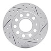 830-73043R Geoperformance Drilled/Slotted Brake Rotor, 2002-2006 Audi/Volkswagen, Position: Rear Right - image 1
