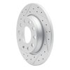 830-73045L Geoperformance Drilled/Slotted Brake Rotor, 2000-2008 Audi/Volkswagen, Position: Rear Left - image 2